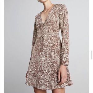Who What Wear Juliet Tie-Front Dress Size Medium